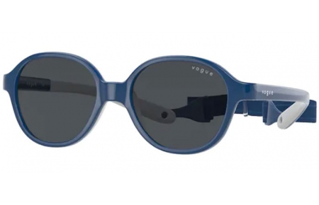 Gafas Junior - Vogue Eyewear Junior - VJ2012 - 297487 BLUE ON RUBBER CREAM // DARK GREY