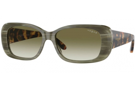 Gafas de Sol - Vogue eyewear - VO2606S - 30728E  GREEN HORN // DARK GREEN GRADIENT TRANSPARENT