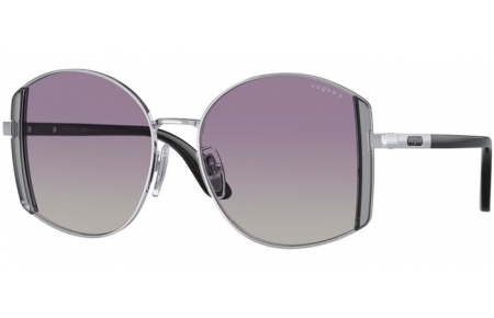 Lunettes de soleil - Vogue eyewear - VO4267S - 323/8J SILVER // VIOLET GRADIENT GREY POLARIZED