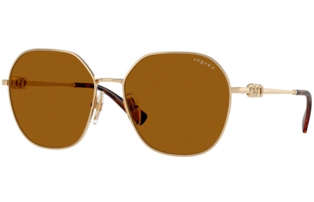 Gafas de Sol - Vogue eyewear - VO4318SB - 848/83 PALE GOLD // DARK BROWN POLARIZED