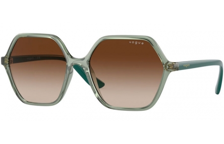 Gafas de Sol - Vogue eyewear - VO5361S - 302213  TRANSPARENT LIGHT GREEN // BROWN GRADIENT