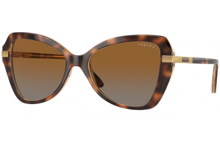 Gafas de Sol - Vogue eyewear - VO5479S - 1508T5  STRIPED DARK HAVANA // BROWN GRADIENT GREY POLARIZED