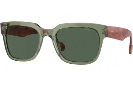 Gafas de Sol - Vogue eyewear - VO5490S - 282171  TRANSPARENT GREEN // DARK GREEN