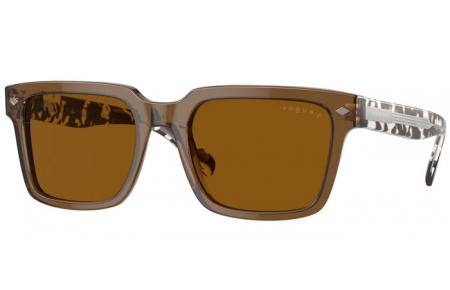 Gafas de Sol - Vogue eyewear - VO5573S - 314483  TRANSPARENT OLIVE GREEN // DARK BROWN POLARIZED