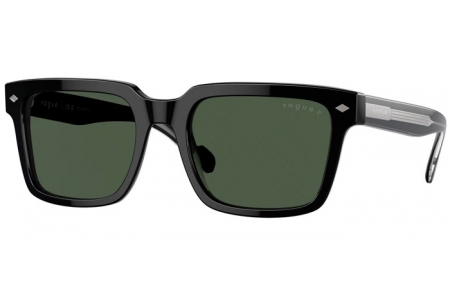 Sunglasses - Vogue eyewear - VO5573S - W44/9A BLACK // DARK GREEN POLARIZED