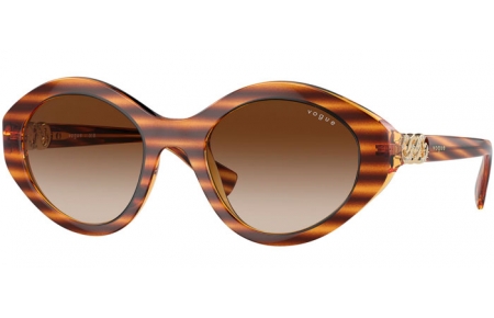 Gafas de Sol - Vogue eyewear - VO5576SB - 150813  STRIPED DARK HAVANA // DARK BROWN GRADIENT