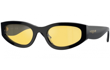 Gafas de Sol - Vogue eyewear - VO5585S - W44/85 BLACK // YELLOW FLASH SILVER