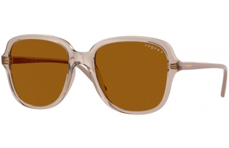 Sunglasses - Vogue eyewear - VO5601S - 299083  TRANSPARENT CANDY // DARK BROWN POLARIZED