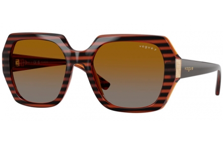 Sunglasses - Vogue eyewear - VO5612SB - 2571T5  STRIPED HAVANA // BROWN GRADIENT POLARIZED