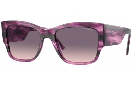 Gafas de Sol - Vogue eyewear - VO5462S - 309036  PURPLE HAVANA // DARK VIOLET GRADIENT PINK