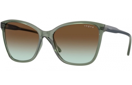 Gafas de Sol - Vogue eyewear - VO5520S - 3086E8  TRANSPARENT GREEN // DARK BROWN GRADIENT GREEN