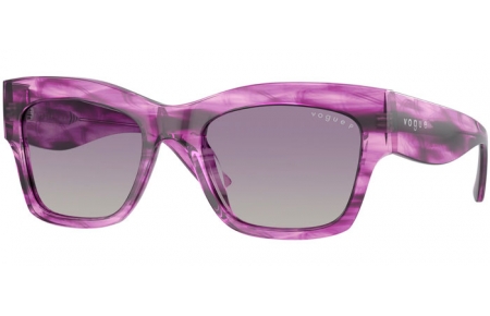 Gafas de Sol - Vogue eyewear - VO5524S - 30908J  PURPLE HAVANA // GREY GRADIENT VIOLET POLARIZED