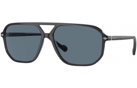 Gafas de Sol - Vogue eyewear - VO5531S - 31094Y  TRANSPARENT DARK GREY // BLUE POLARIZED