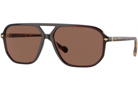 Gafas de Sol - Vogue eyewear - VO5531S - 311073  TRANSPARENT DARK BROWN // DARK BROWN