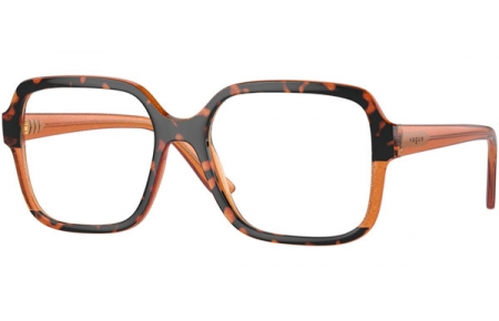 Monturas - Vogue eyewear - VO5555 - 3134 HAVANA TRANSPARENT BROWN GLITTER