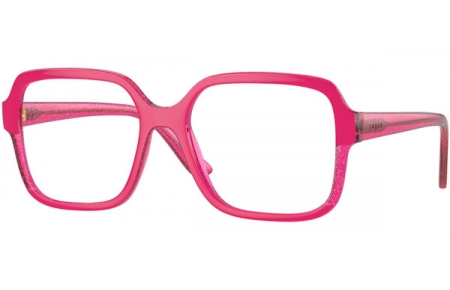 Monturas - Vogue eyewear - VO5555 - 3135 CHERRY TRANSPARENT FUCHSIA GLITTER