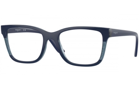 Monturas - Vogue eyewear - VO5556 - 3141 BLUE TRANSPARENT BLUE GLITTER