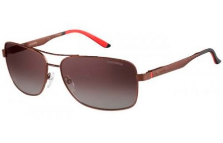 Gafas de Sol - Carrera - CARRERA 8014/S - NLX (LA) STEEL MATTE BROWN // BROWN GRADIENT POLARIZED