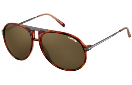 Gafas de Sol - Carrera - CARRERA 56 - X9V (DS) BLONDE HAVANA DARK RUTHEINIUM // BROWN POLARIZED