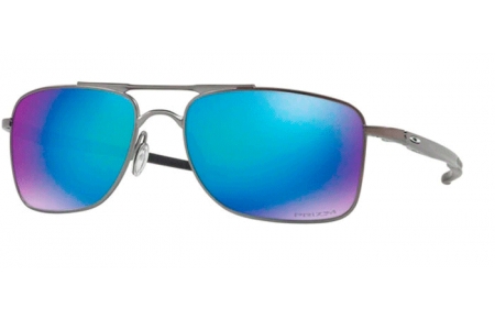 Gafas de Sol - Oakley - GAUGE 8 OO4124 - 4124-06 MATTE GUNMETAL // PRIZM SAPPHIRE POLARIZED