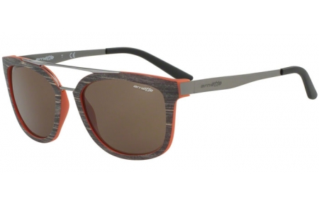 Gafas de Sol - Arnette - AN4232 JUNCTURE - 243073 BRUSH MATTE BROWN MATTE ORANGE // BROWN