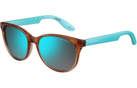 Gafas Junior - Carrera Junior - CARRERINO 12 - MCD  (3U) BEIGE TURQUOISE // KAKI BLUE MIRROR