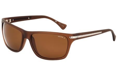 Lunettes de soleil - Police - S1802 DUST 2 - B36P MARRÓN CLARO // MARRÓN POLARIZADA