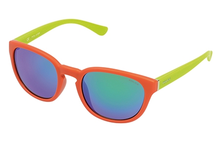 Gafas de Sol - Police - S1937 HOT 2 - 7VPV GREEN ORANGE GREEN // BLUE MIRROR