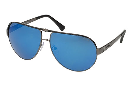 Gafas de Sol - Police - S8844 S PARK 1 - 8H5B  DARK GREY // SMOKE BLUE MIRROR