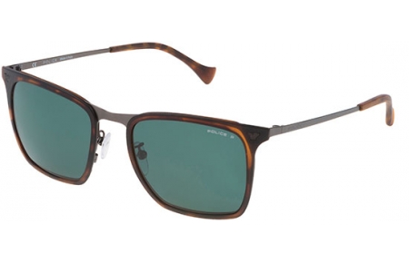 Gafas de Sol - Police - SPL154 IMPACT 3 - Z40P HAVANA  // GREY GREEN POLARIZED