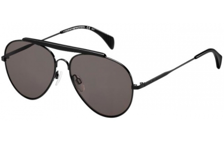 Gafas de Sol - Tommy Hilfiger - TH 1454/S - 006 (NR) SHINY BLACK // BROWN GREY