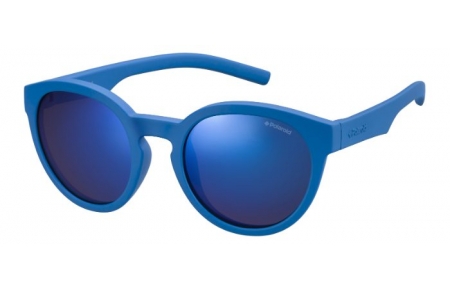 Gafas Junior - Polaroid Junior - PLD 8019/S - ZDI (JY) BLUE // GREY BLUE MIRROR POLARIZED