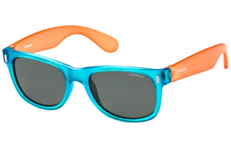 Gafas Junior - Polaroid Junior - P0115 - 89T (Y2) BLUE ORANGE // GREY POLARIZED