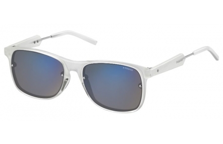 Gafas de Sol - Polaroid - PLD 6018/S - TNY (JY) CRYSTAL RUTHENIUM // GREY BLUE MIRROR POLARIZED