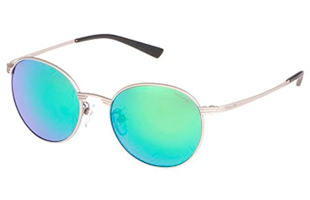 Gafas de Sol - Police - S8954 RIVAL 3 - 581V SILVER // GREEN MULTILAYER