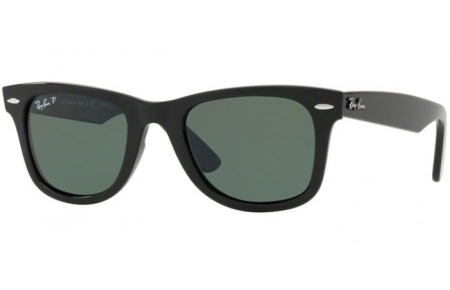 Gafas de Sol - Ray-Ban® - Ray-Ban® RB4340 WAYFARER - 601/58 BLACK // GREEN POLARIZED