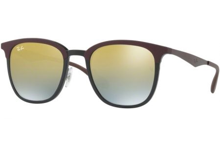 Gafas de Sol - Ray-Ban® - Ray-Ban® RB4278 - 6285A7 BLACK MATTE BROWN // GREEN MIRROR SILVER GRADIENT GOLD