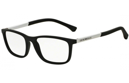 Lunettes de vue - Emporio Armani - EA3069 - 5063 BLACK RUBBER