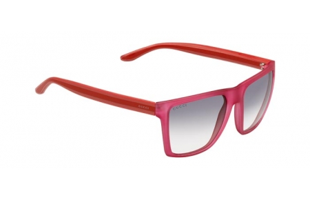 Gafas de Sol - Gucci - GG 3535/S - 5D9 (BD) STEEL METAL CHERRY RED // DARK GREY GRADIENT