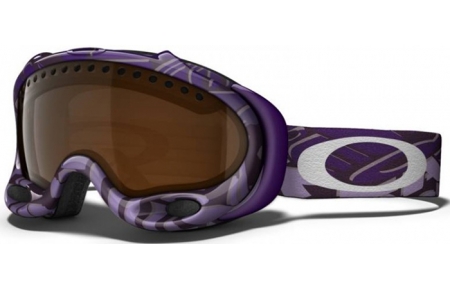 Máscaras esquí - Máscaras Oakley - A-FRAME OO7001 - 57-215  PURPLE BLOCK TEXT // BLACK IRIDIUM