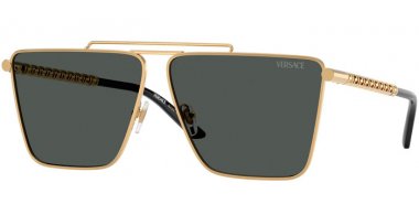 Sunglasses - Versace - VE2266 - 100287  GOLD // DARK GREY