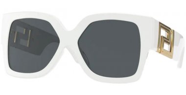 Lunettes de soleil - Versace - VE4402 - 314/87 WHITE // DARK GREY