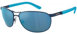 Lunettes de soleil - Arnette - AN3090 BELGRANO - 744/22 MATTE BLUE // BLUE MULTILAYER POLARIZED