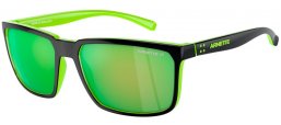 Gafas de Sol - Arnette - AN4251 STRIPE - 29421I  BLACK FLUOR GREEN // DARK GREY MULTILAYER GREEN