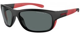 Gafas de Sol - Arnette - AN4337 FLORESTA - 275381  BLACK RED // DARK GREY POLARIZED