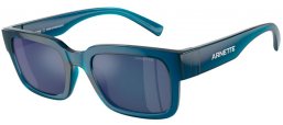 Gafas de Sol - Arnette - AN4343 BIGFLIP - 295555  TRANSPARENT BLUE // BLUE MIRROR