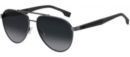 Lunettes de soleil - BOSS Hugo Boss - BOSS 1485/S - PTA (1I) DARK RUTHENIUM GREY // GREY GRADIENT