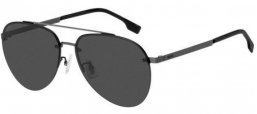 Gafas de Sol - BOSS Hugo Boss - BOSS 1537/F/SK - V81 (IR) DARK RUTHENIUM BLACK // GREY