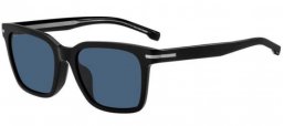 Lunettes de soleil - BOSS Hugo Boss - BOSS 1540/F/SK - 807 (KU) BLACK // BLUE GREY