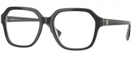 Lunettes de vue - Burberry - BE2358 ISABELLA - 3977 BLACK PRINT CRYSTAL